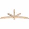 Ekena Millwork Alberta Smooth Timber Gable Bracket, Douglas Fir, 72"W x 33"H x 3 1/2"D x 3 1/2"F, 11/12 Pitch GBW072X33X0404ALB00SDF - alternate 3